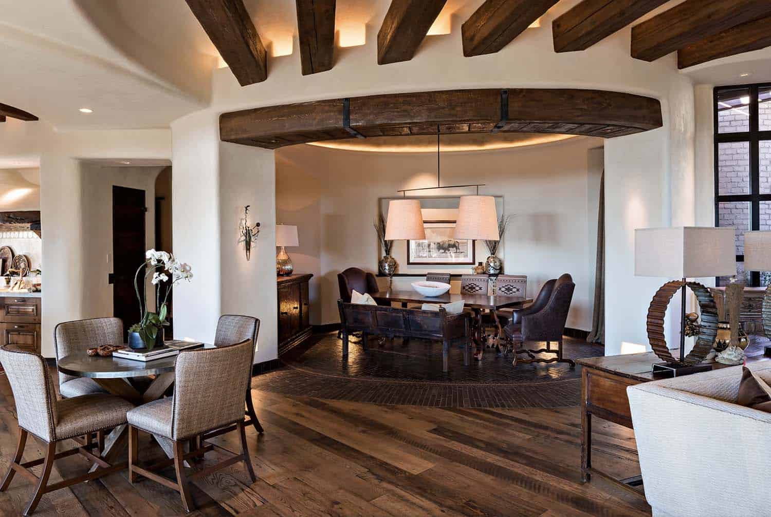 southwestern style dining room