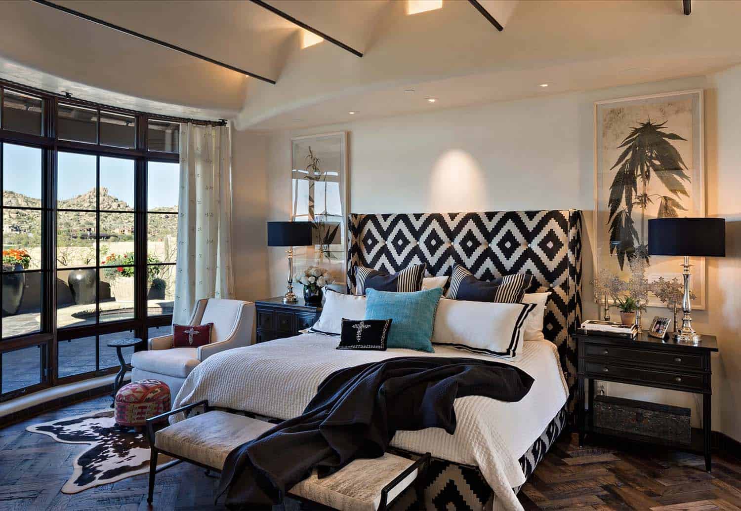southwestern style bedroom