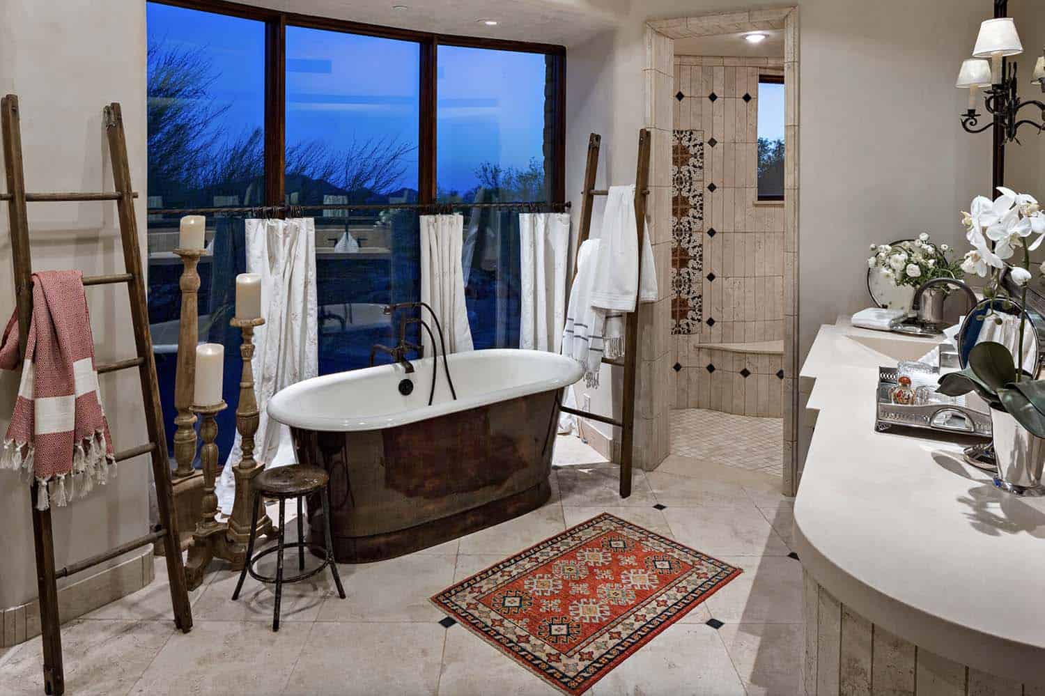 southwestern style bathroom
