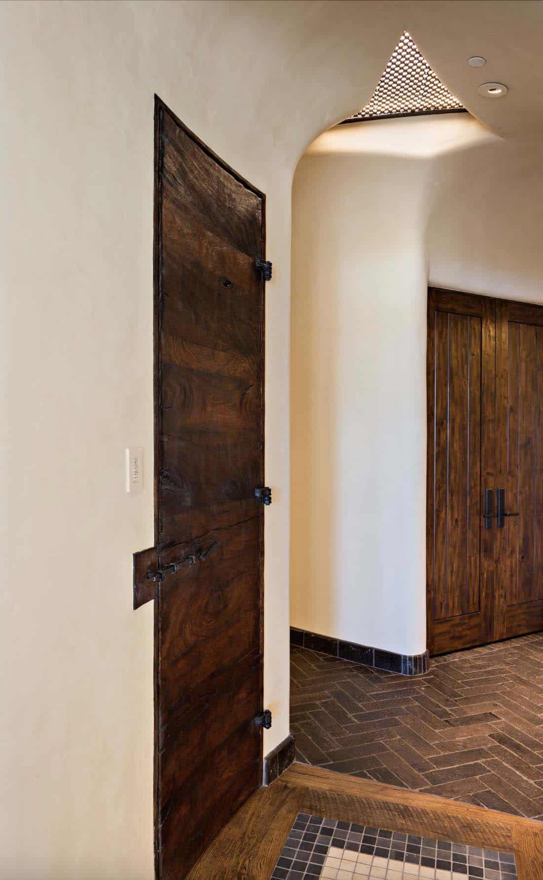 southwestern style hallway