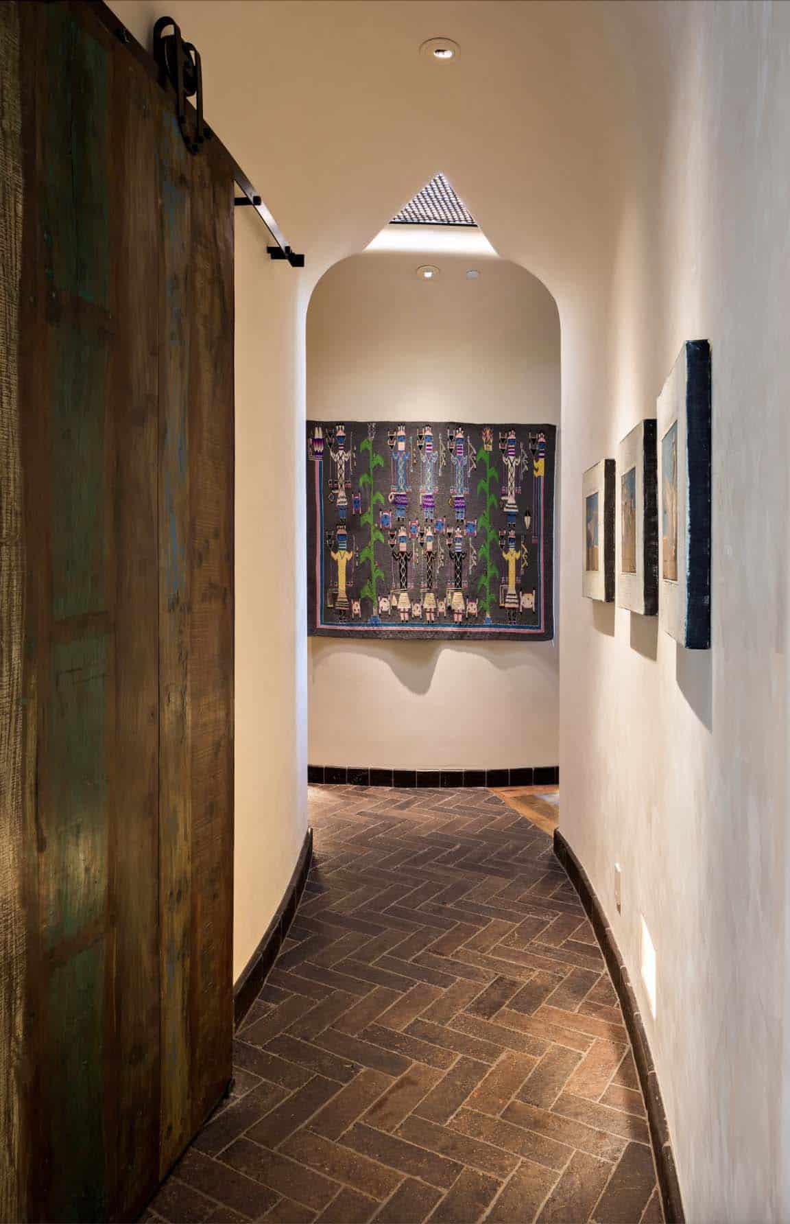 southwestern style hallway