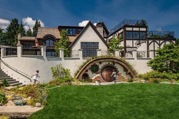 featured posts image for A Tudor style home in Seattle gets a charming update with a hobbit door