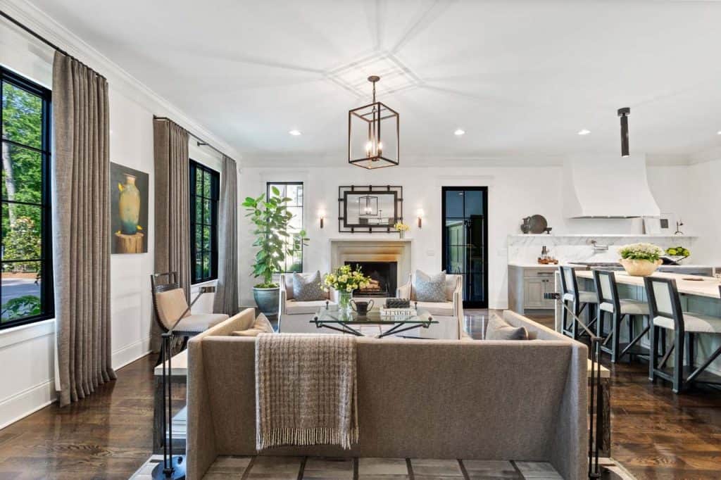 Tour this dreamy cottage style Nashville house with stylish living spaces