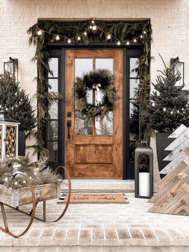 Diy Christmas Front Porch 15 Christmas Porch Ideas To Make Your Home