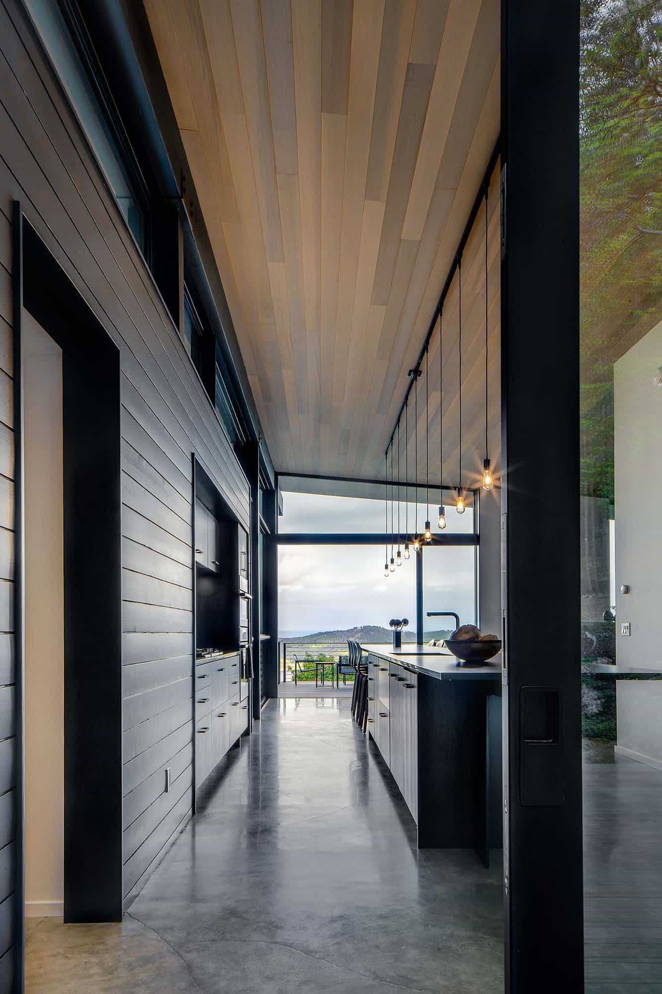 contemporary hallway