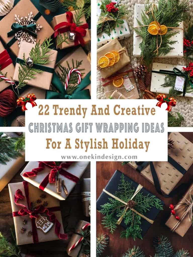22 Trendy and Creative Christmas Gift Wrapping Ideas for a Stylish Holiday