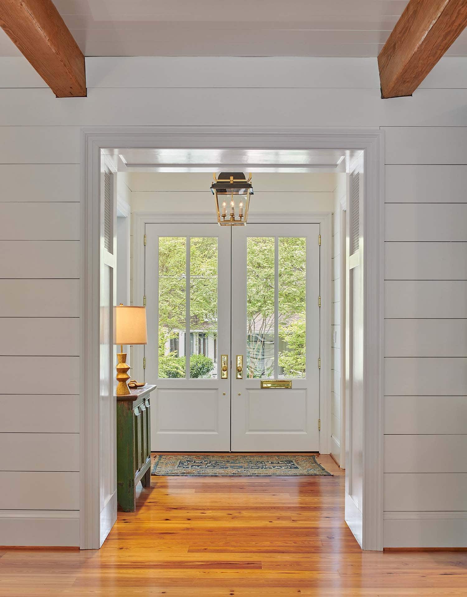 Italianate bungalow front entry