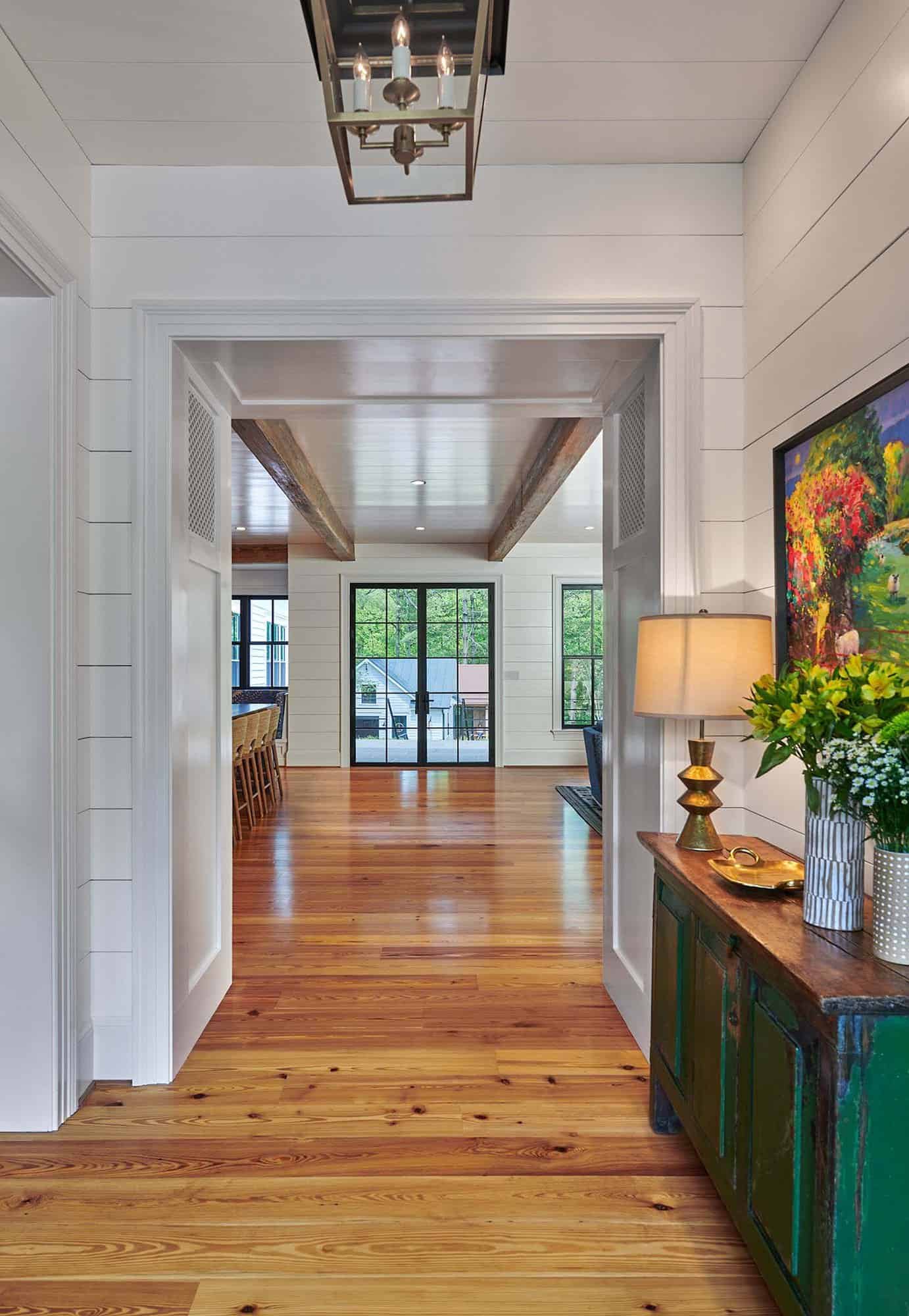 contemporary hallway