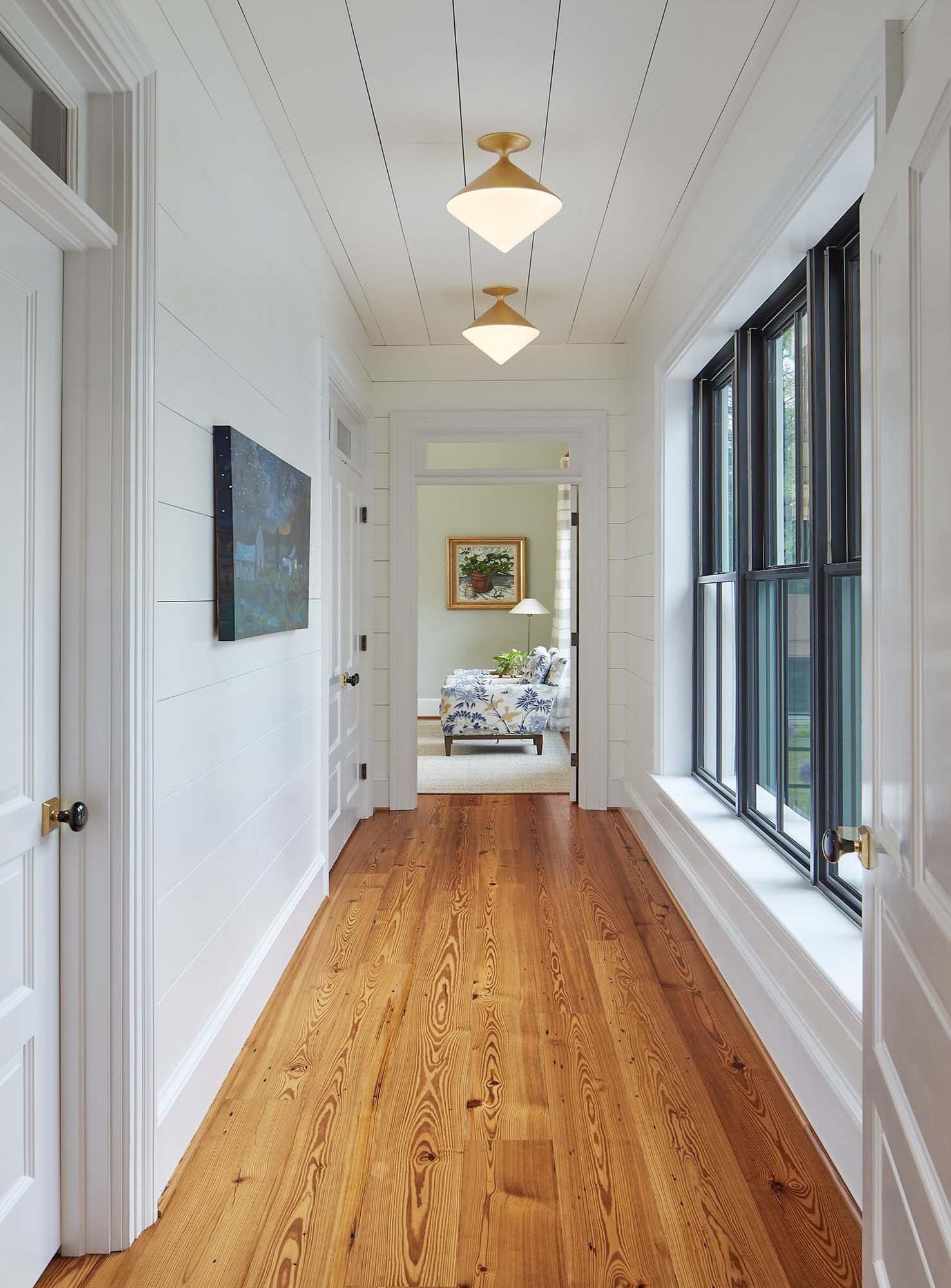 contemporary hallway
