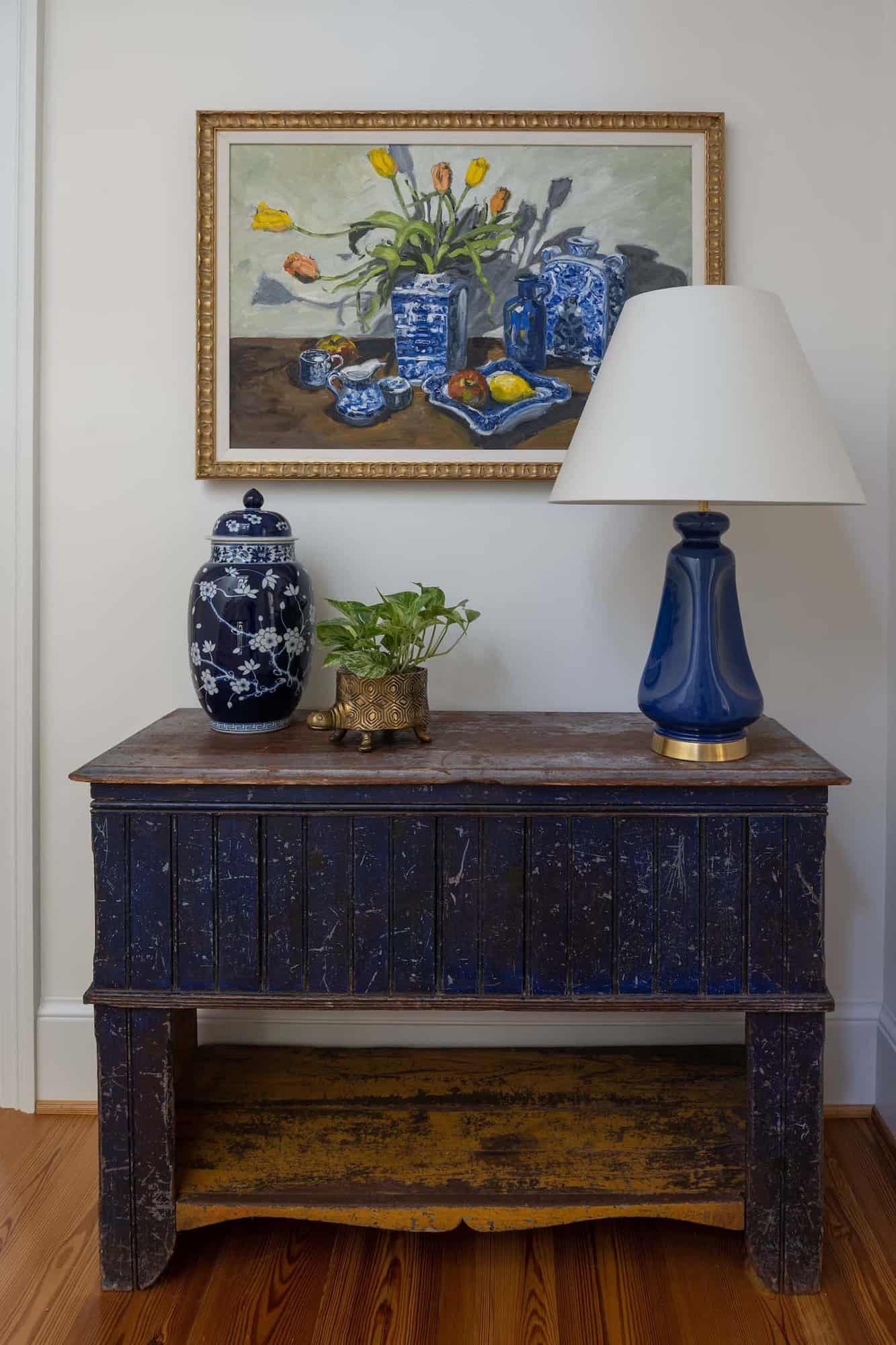 contemporary hallway console table