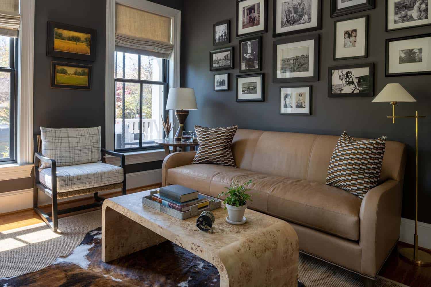 contemporary family room