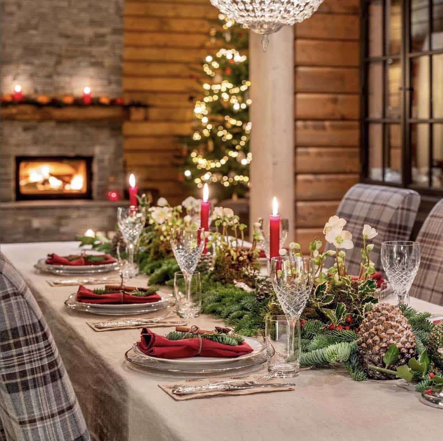 elegant christmas tablescape