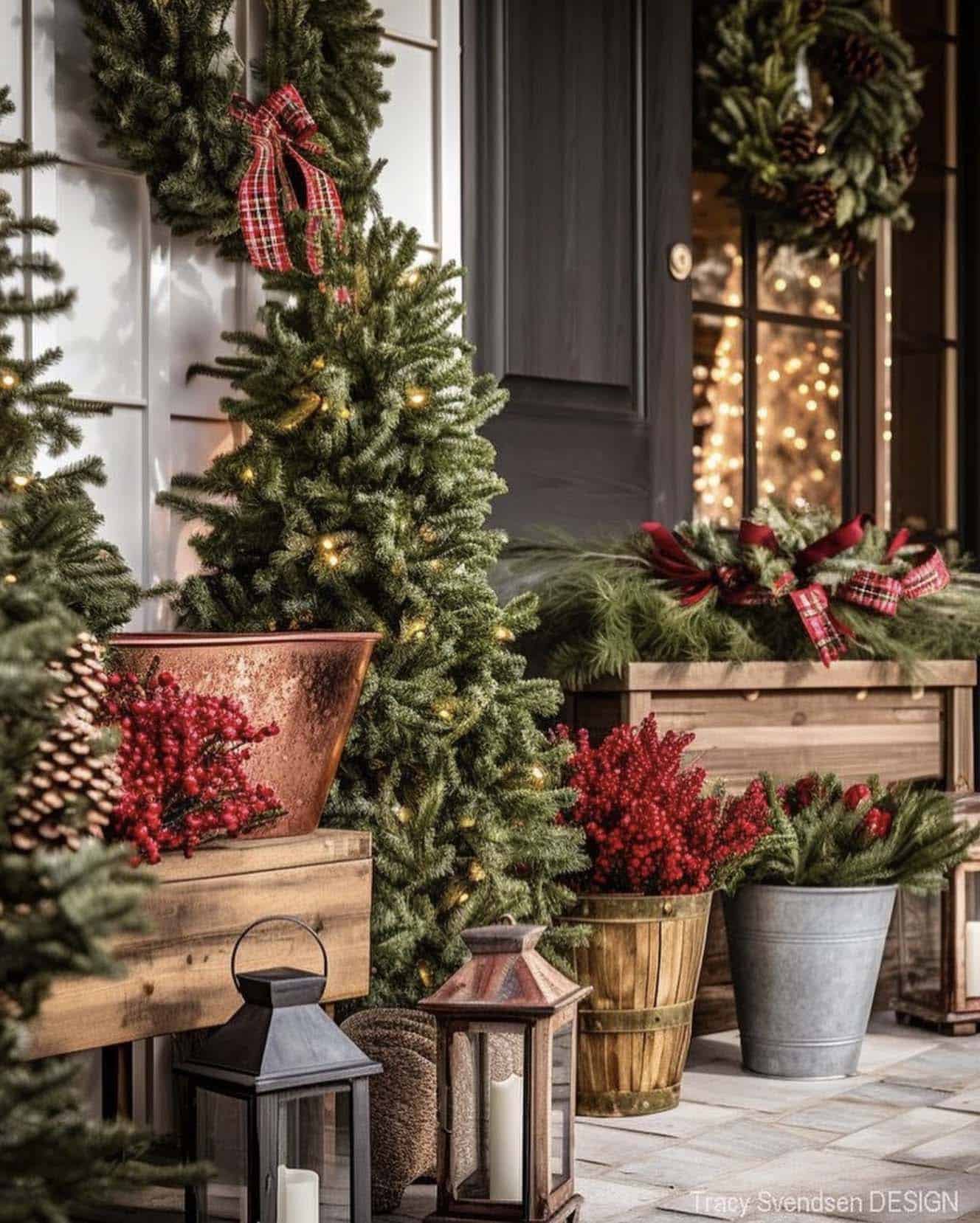beautiful Christmas tree display