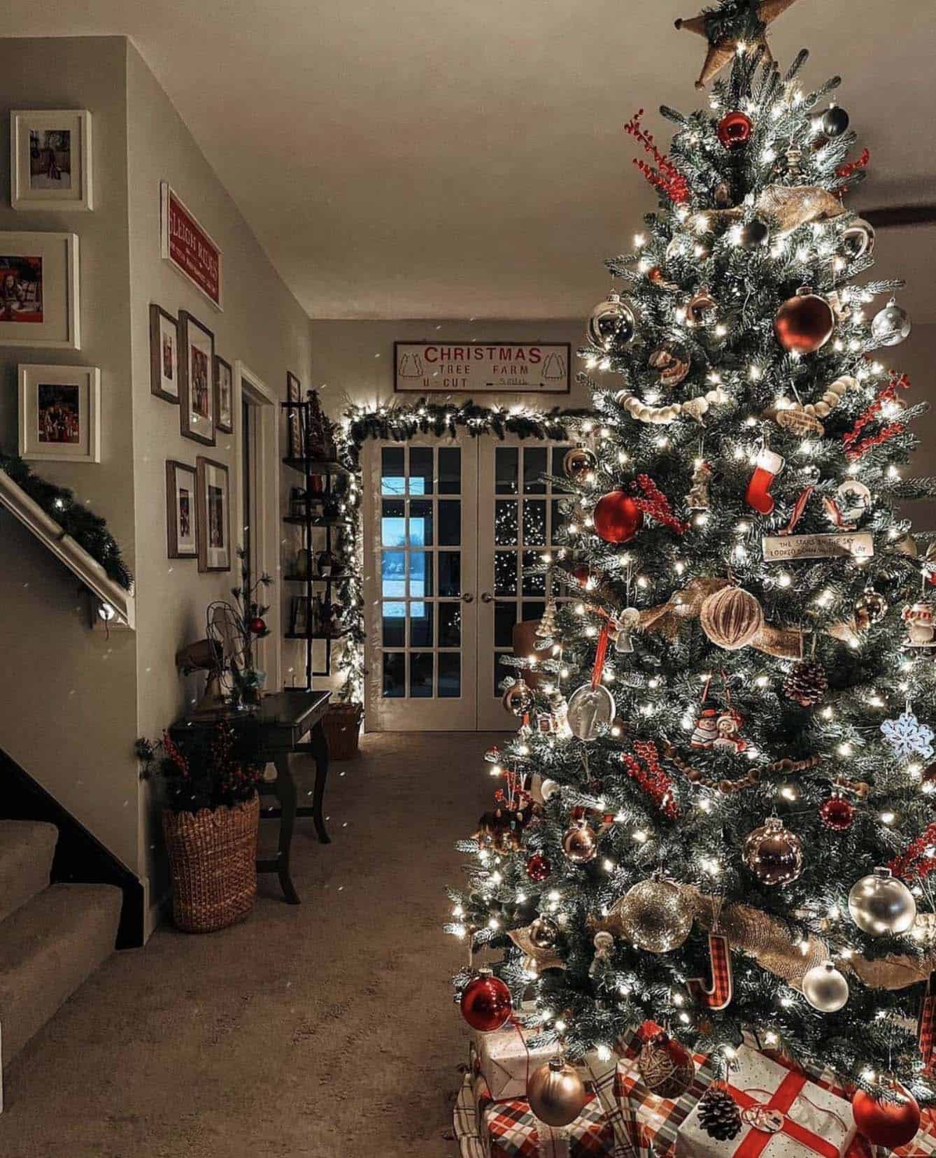 magical Christmas tree in the living room