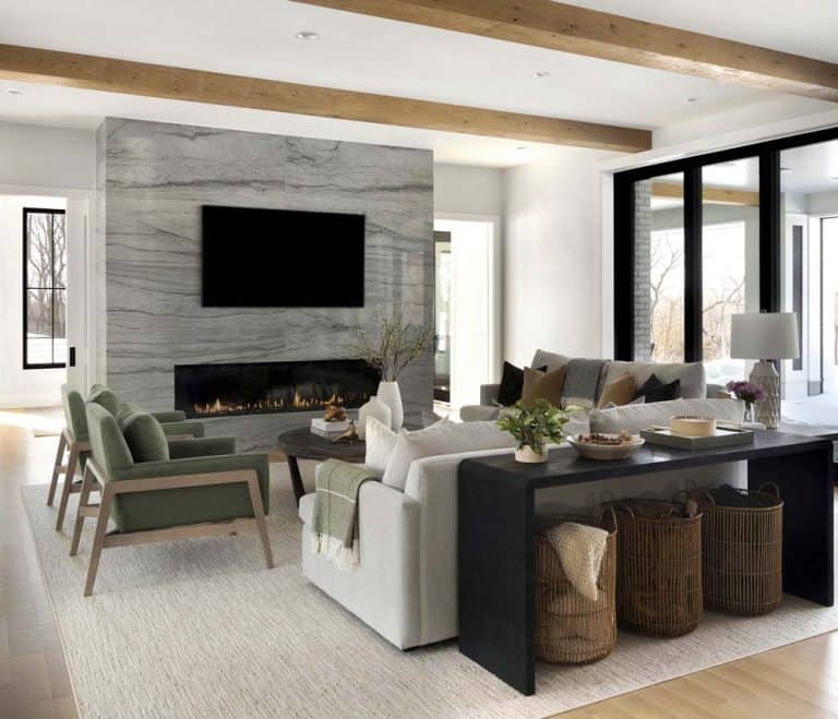 Step into an inviting Lake Minnetonka house with a soothing color palette