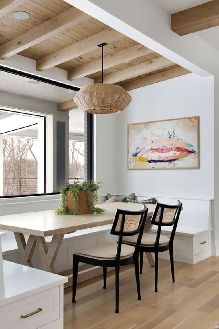 Step into an inviting Lake Minnetonka house with a soothing color palette