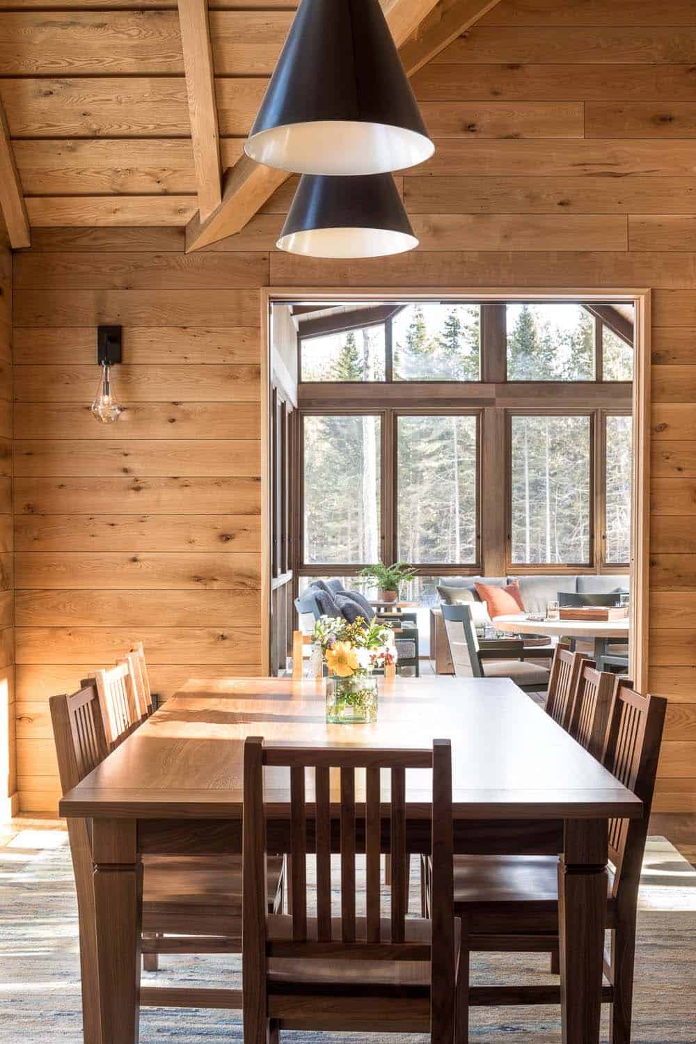 rustic dining room