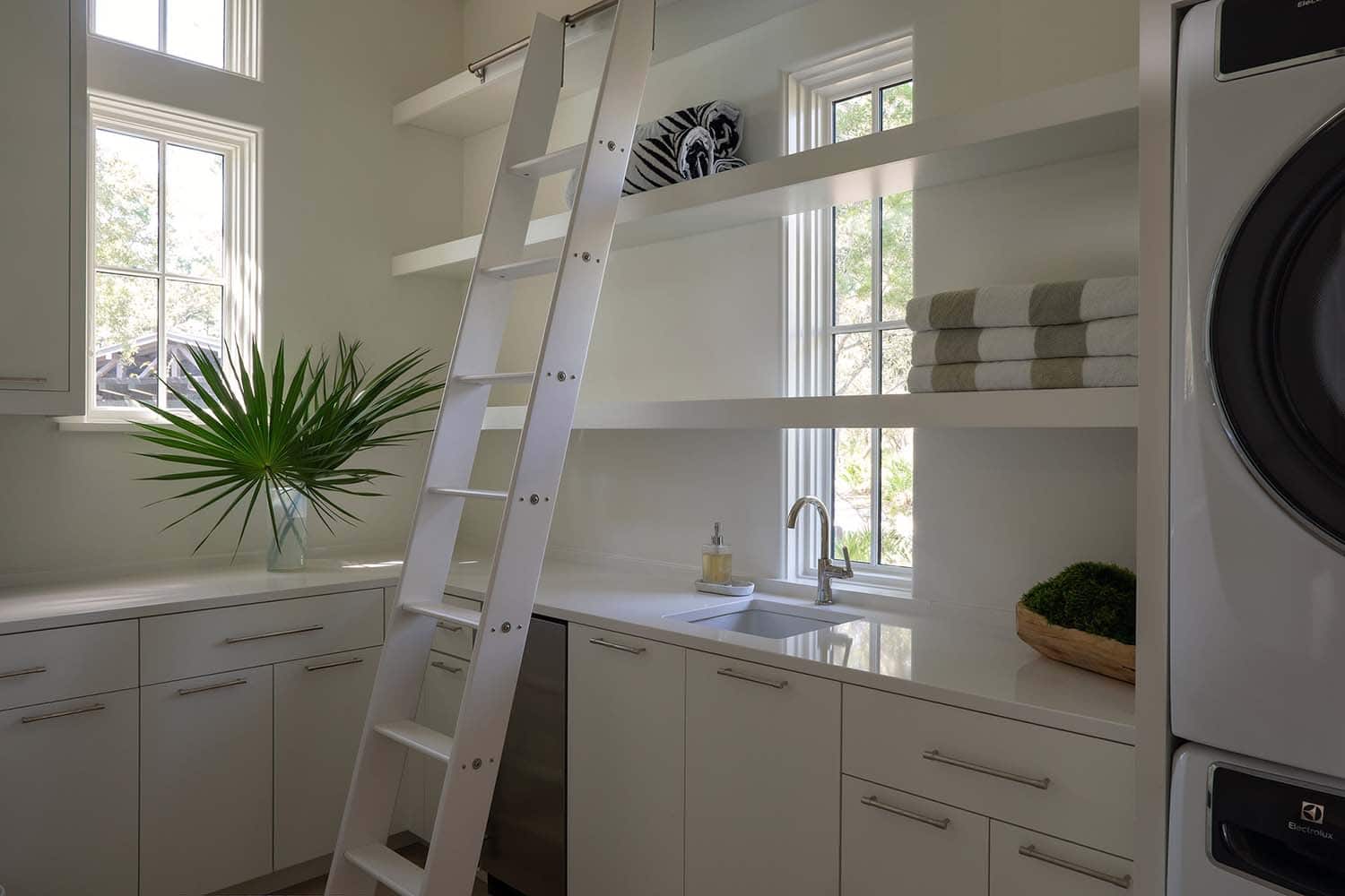 coastal style laundry room