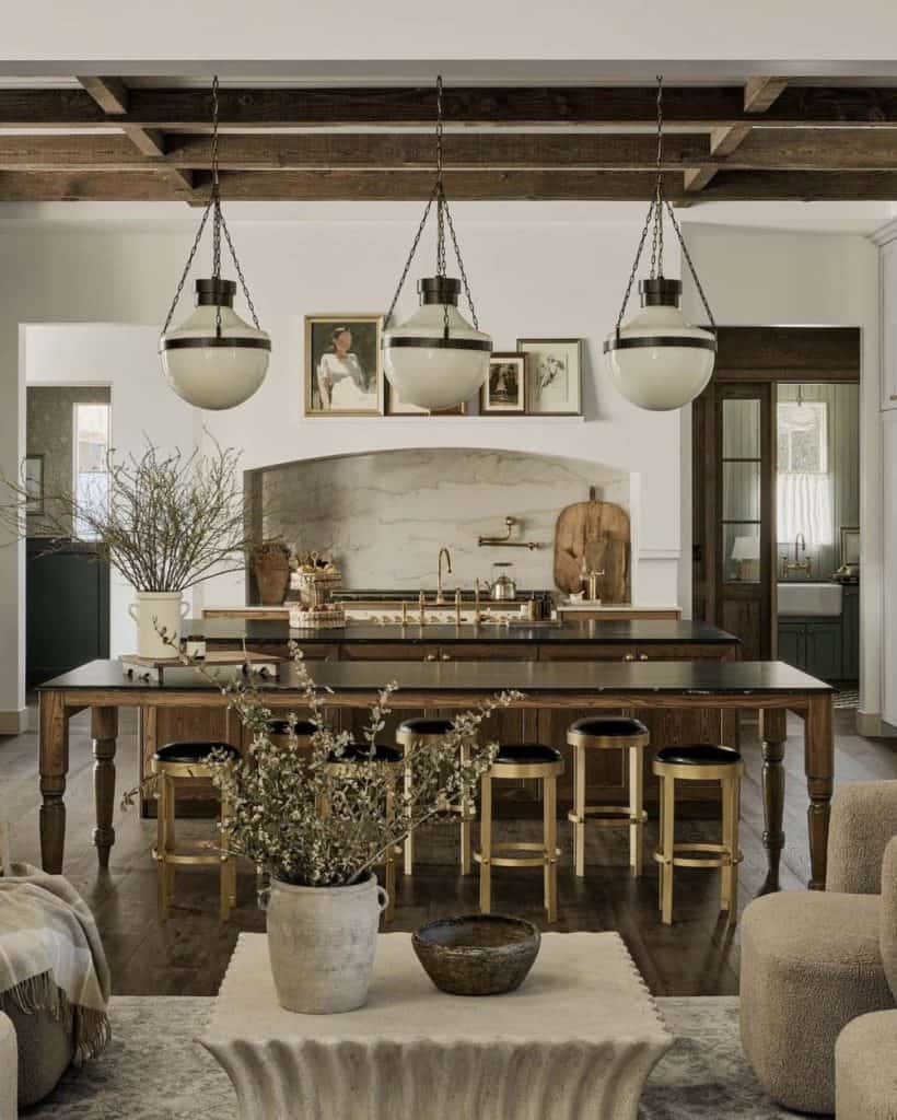 Step into a stunning English country home beneath the mountains of Arizona