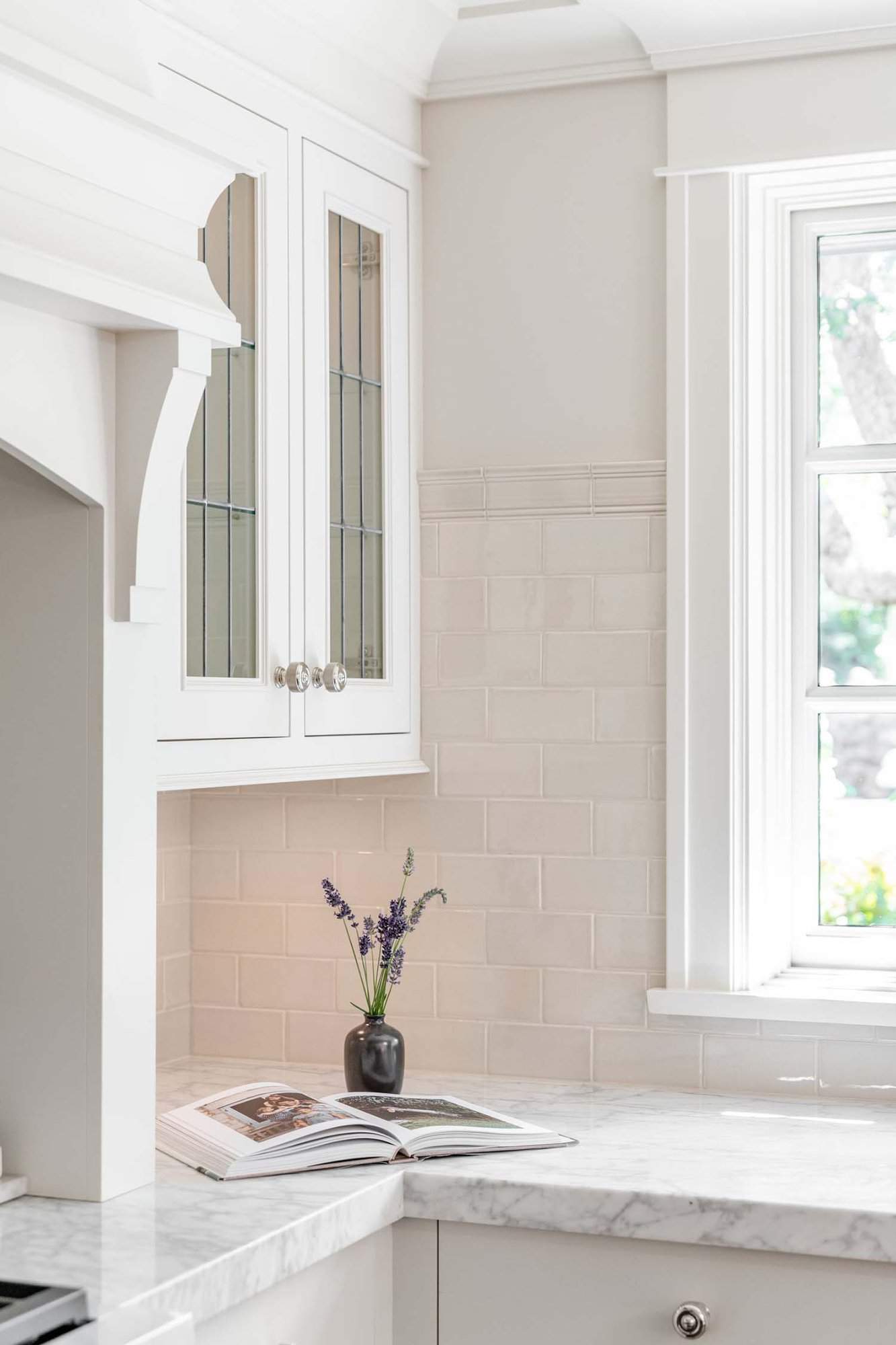 traditional kitchen cabinet detail