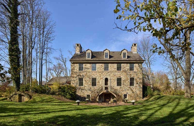 historic stone house exterior