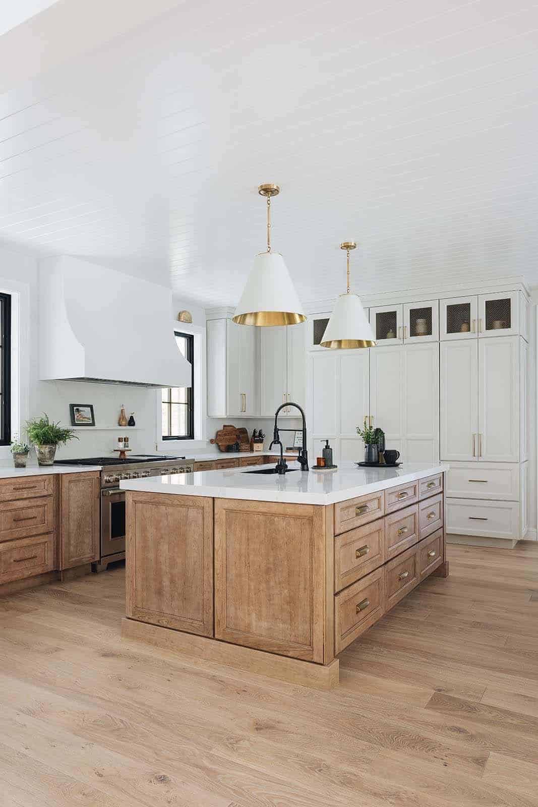 modern farmhouse style kitchen