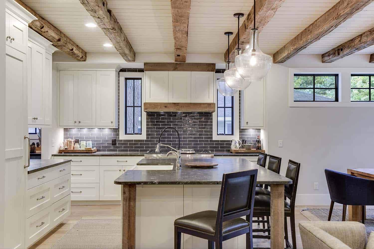 modern rustic farmhouse style kitchen