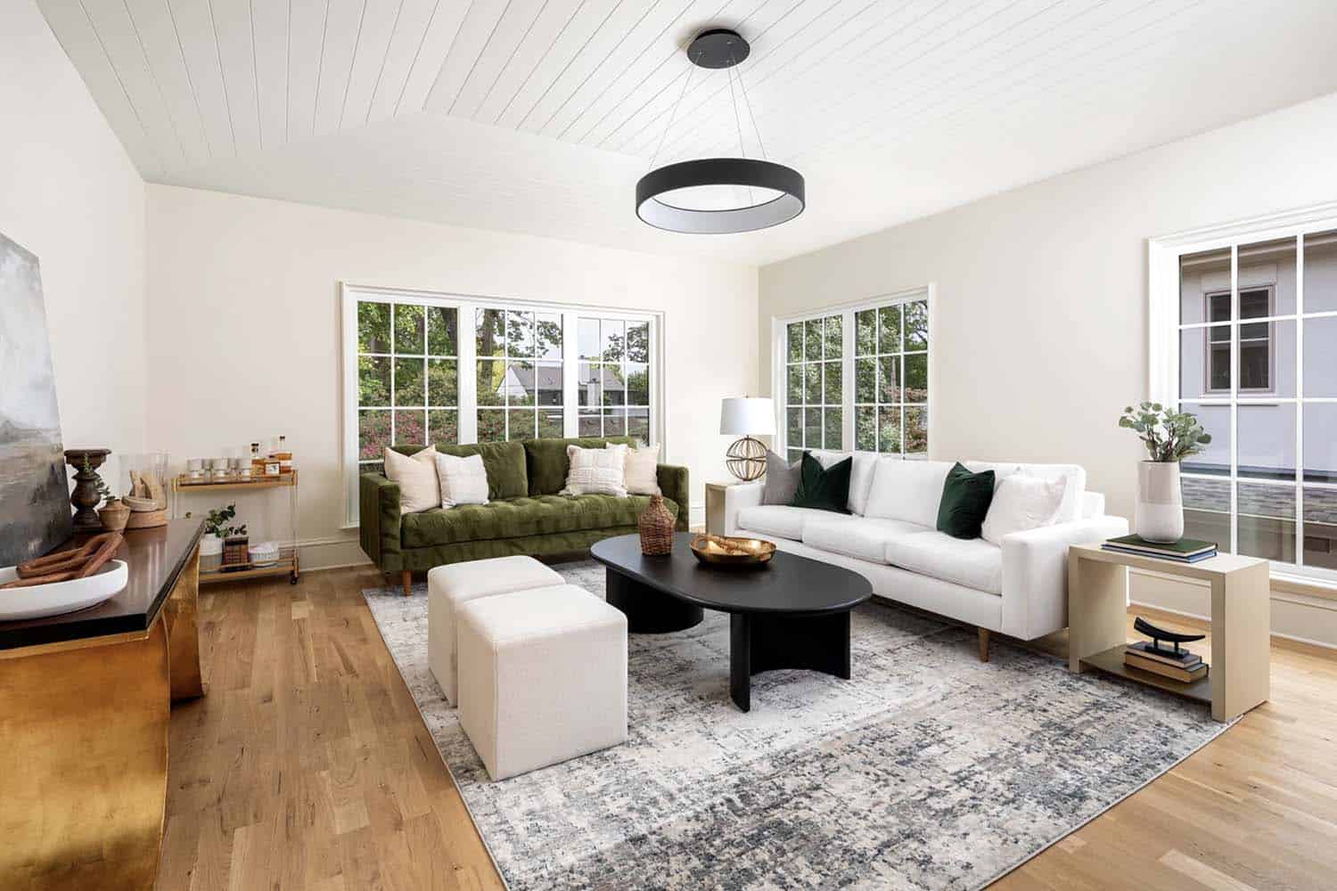 contemporary family room