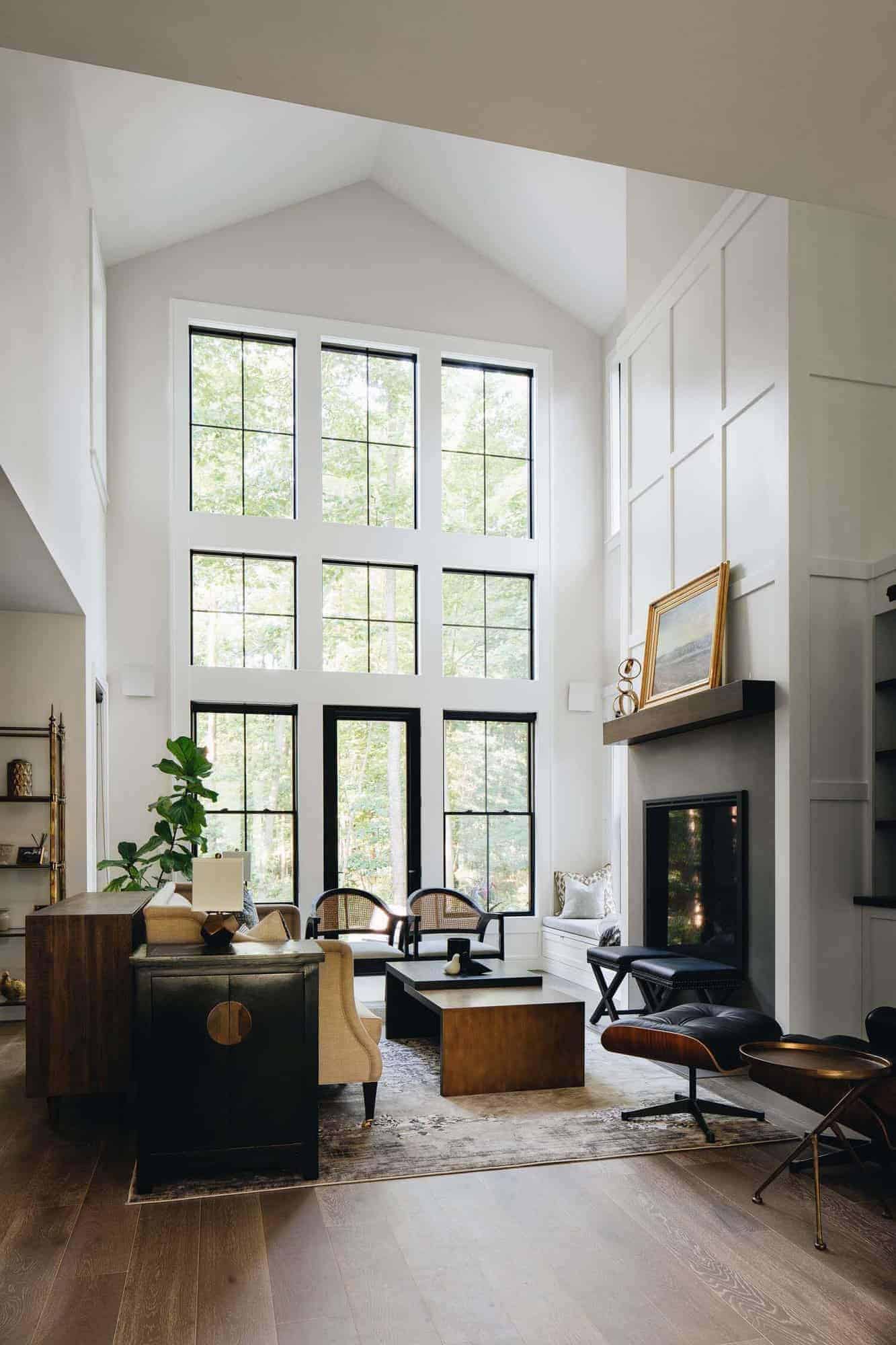 modern farmhouse style living room