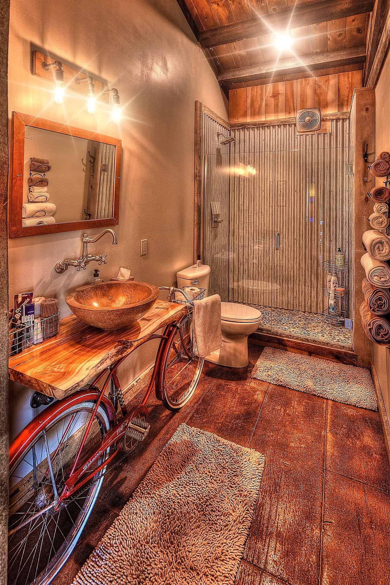 bicycle bathroom sink
