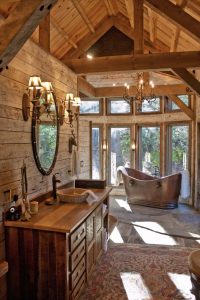 27 Beautiful Rustic Bathroom Design Ideas For A Welcoming Oasis