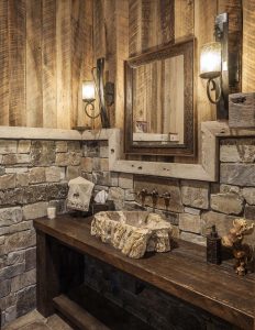 27 Beautiful Rustic Bathroom Design Ideas For A Welcoming Oasis