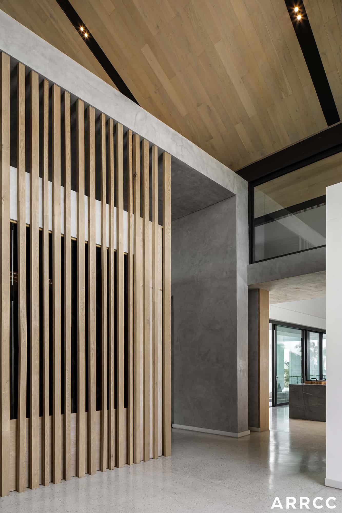 contemporary hallway