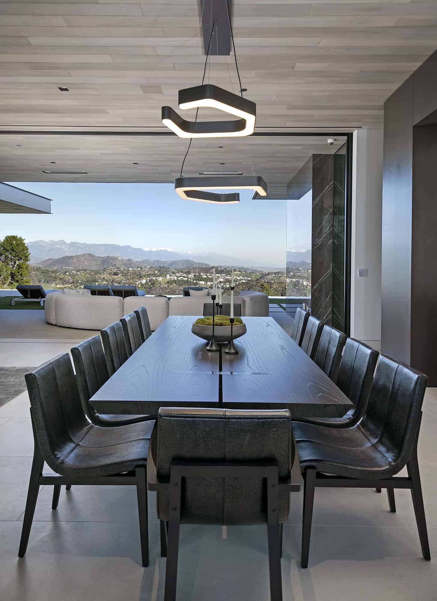 modern dining room