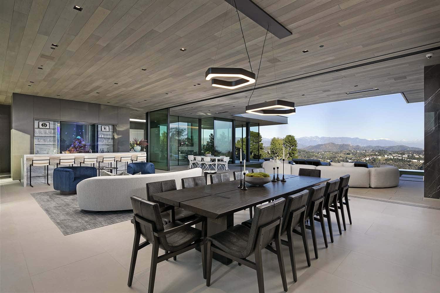 modern dining room