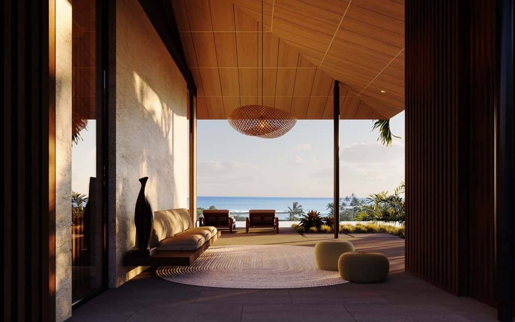 Hawaii home is an idyllic tropical sanctuary with breathtaking ocean views