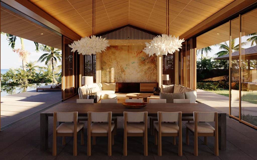 Hawaii home is an idyllic tropical sanctuary with breathtaking ocean views