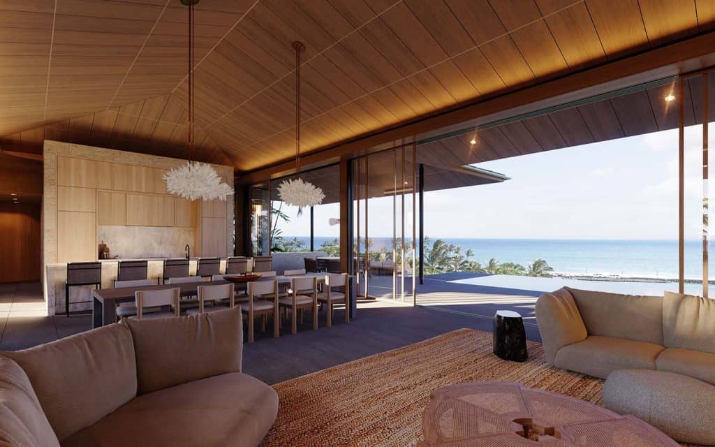 Hawaii home is an idyllic tropical sanctuary with breathtaking ocean views