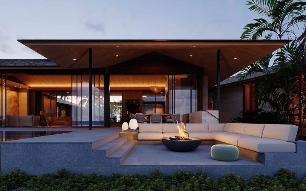 Hawaii home is an idyllic tropical sanctuary with breathtaking ocean views