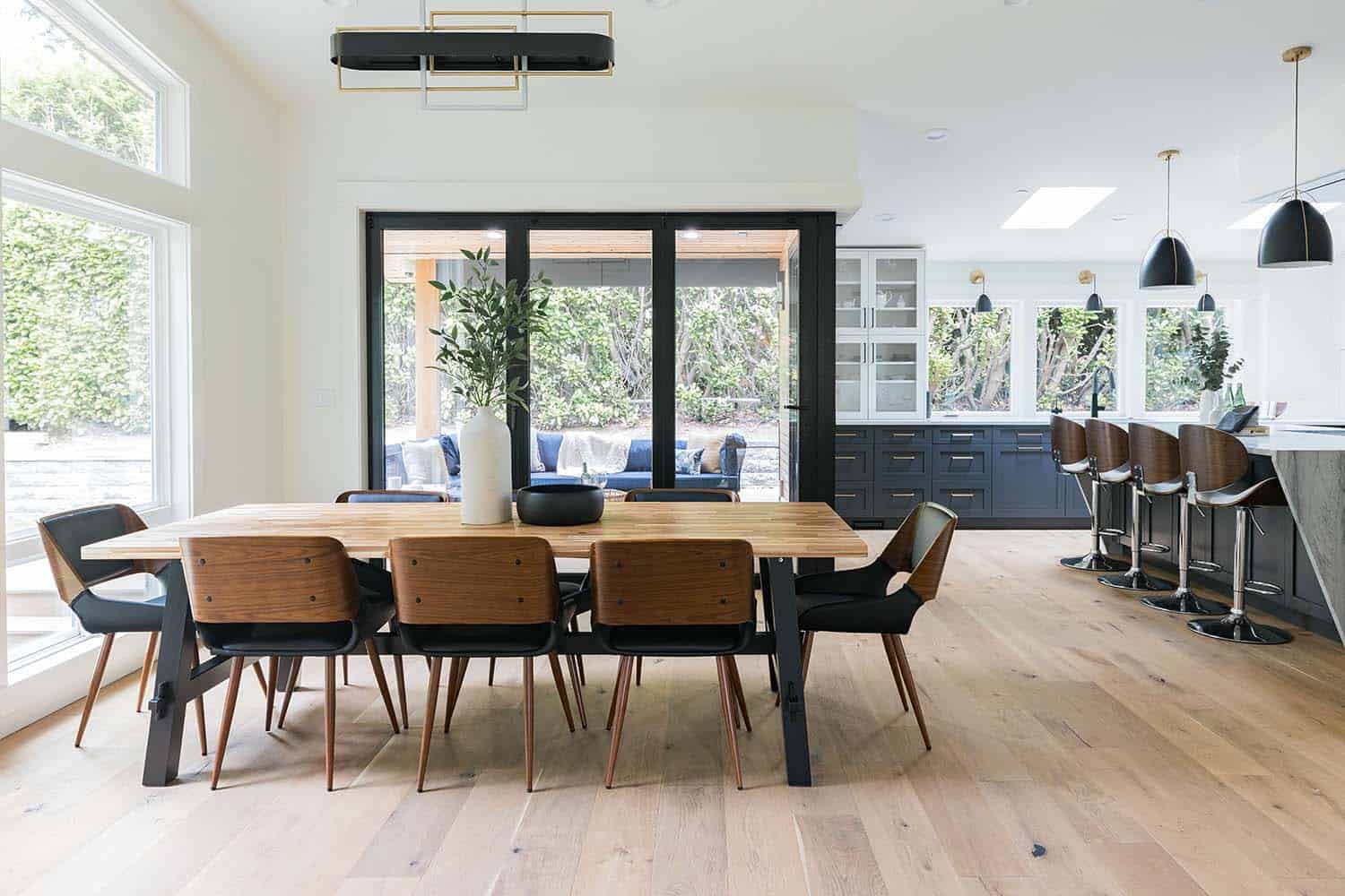 modern dining room