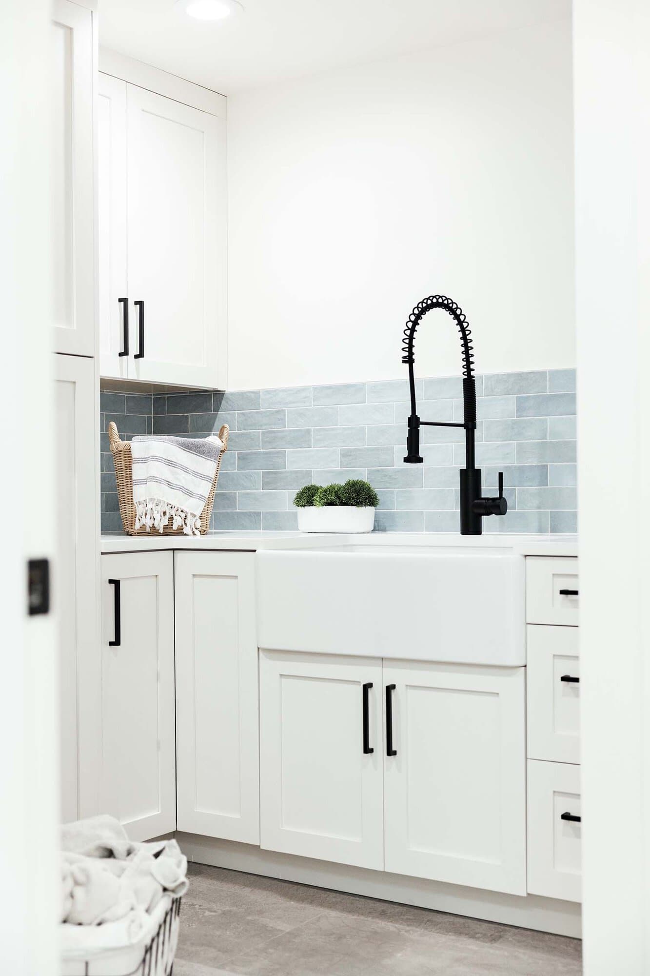 modern laundry room