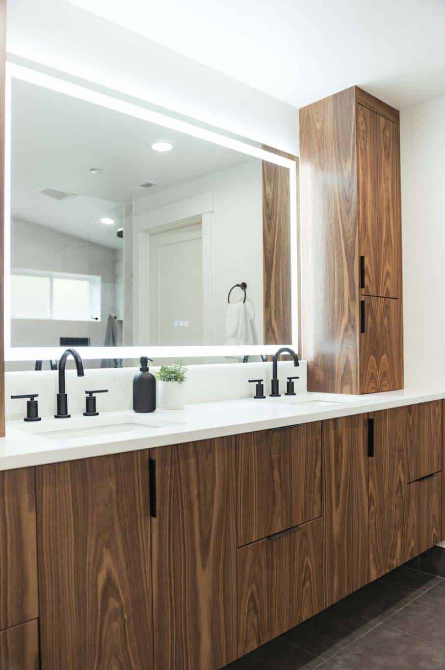 modern bathroom vanity