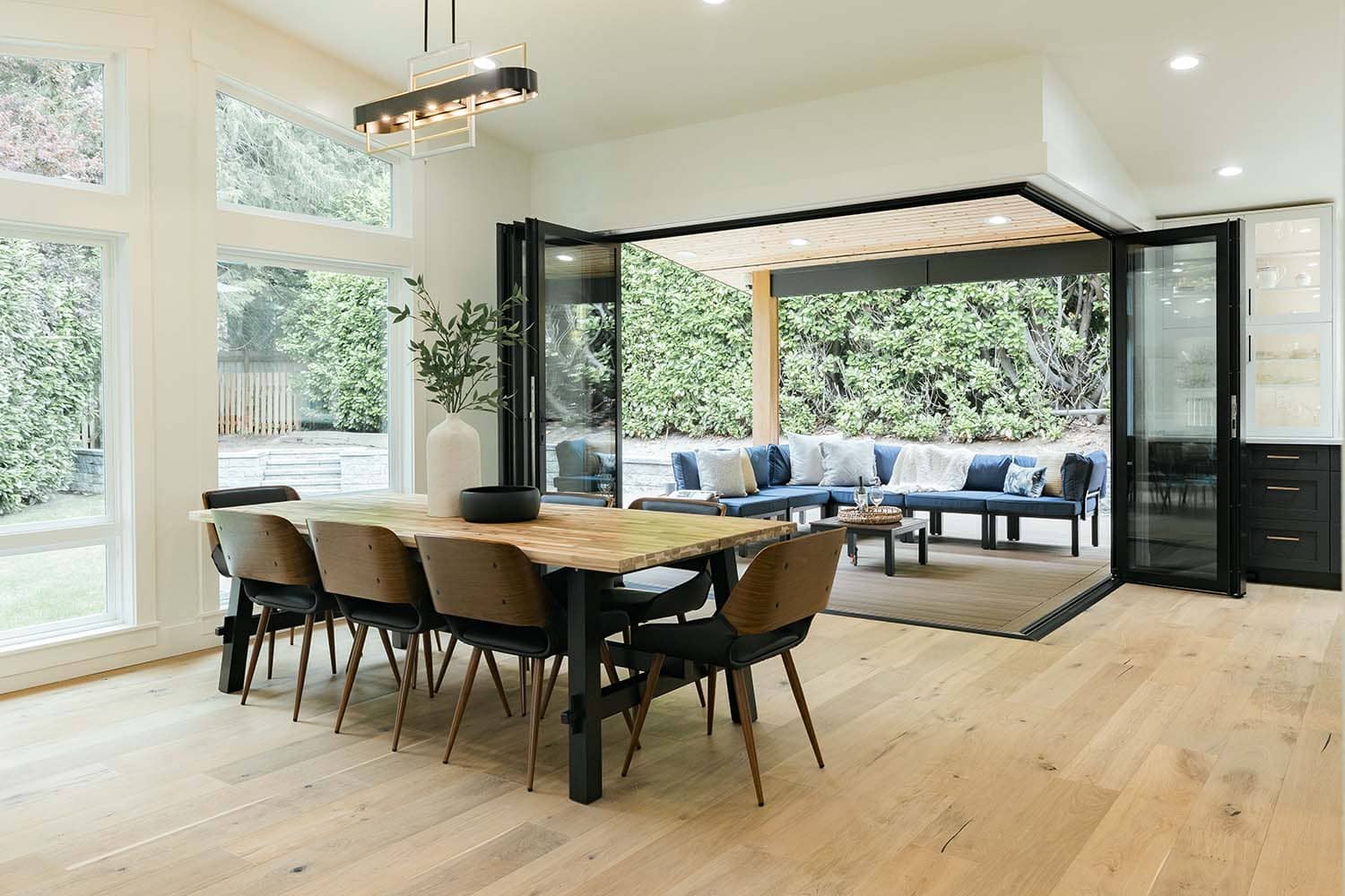 modern dining room