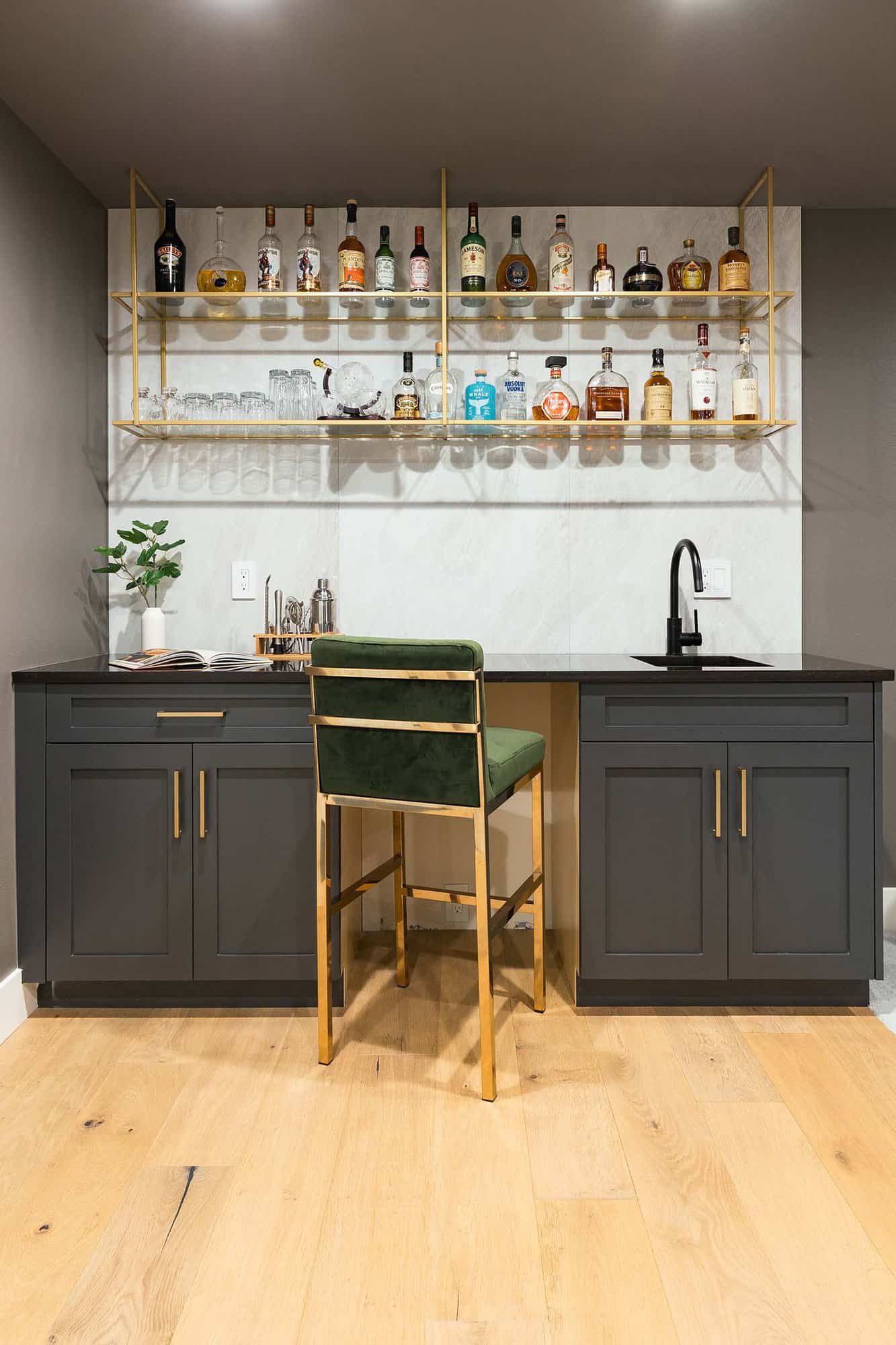 modern home bar
