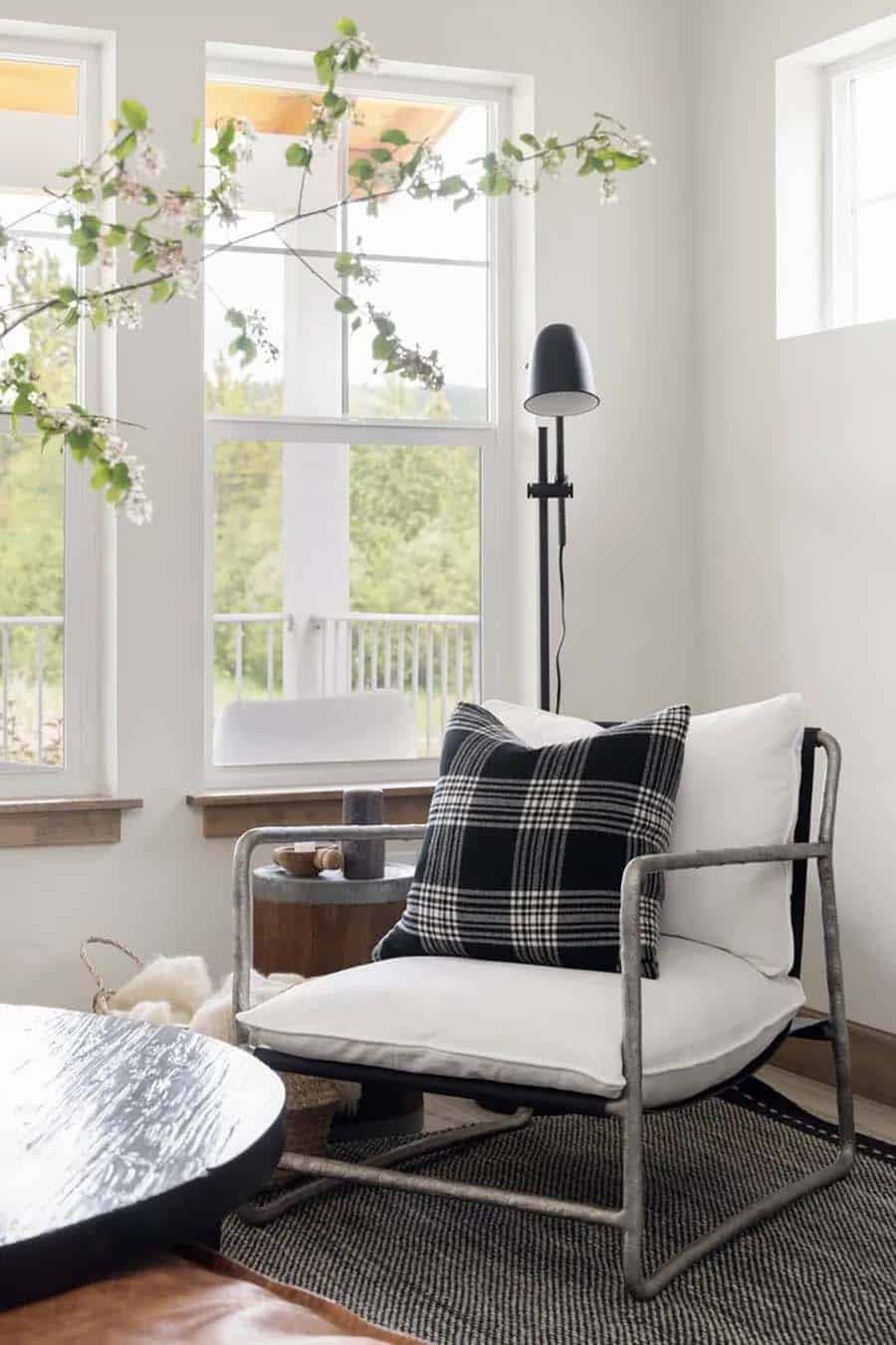 scandinavian style living room