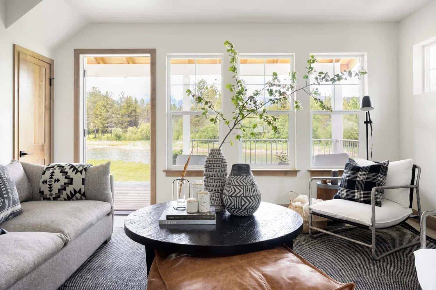 scandinavian style living room