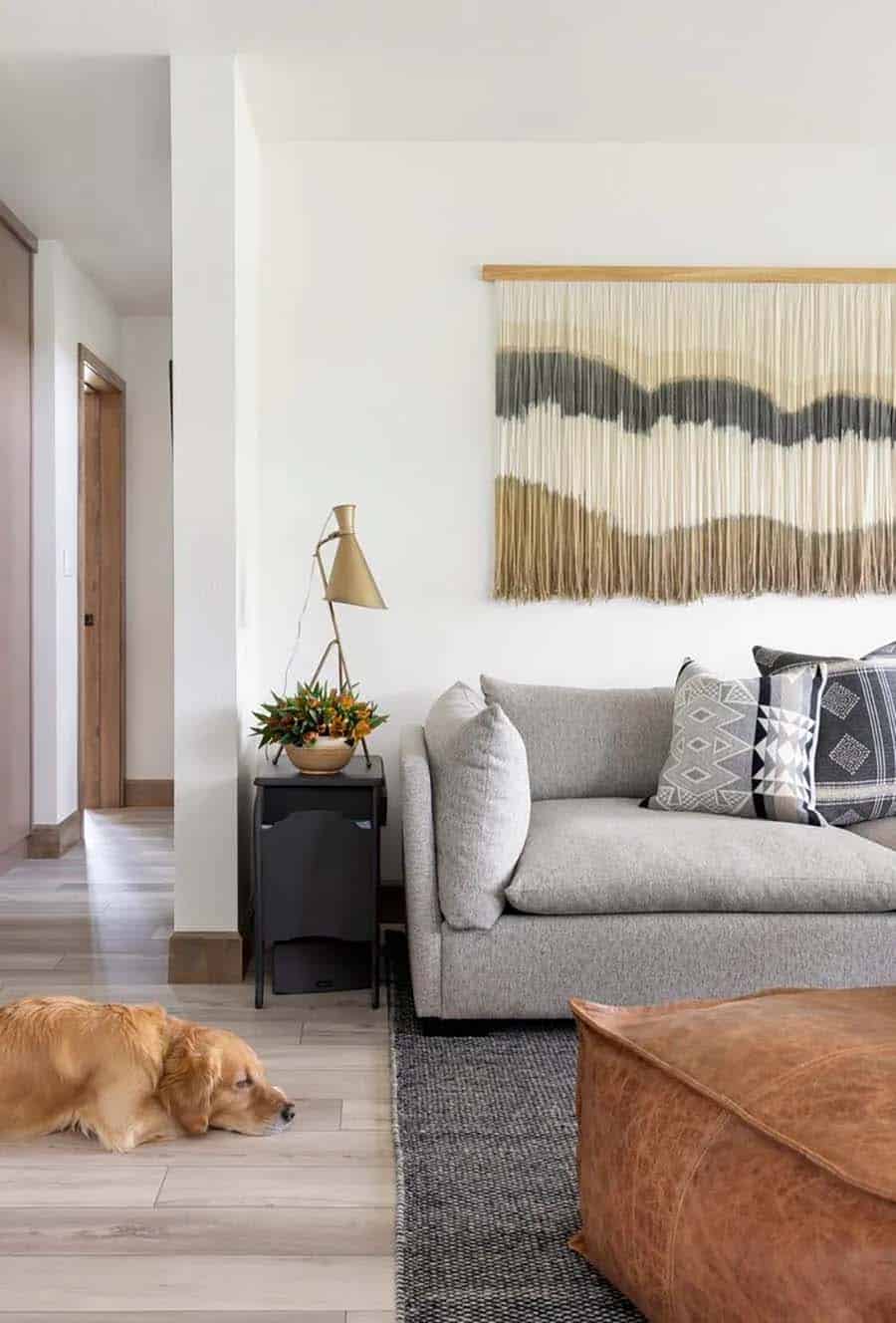 scandinavian style living room