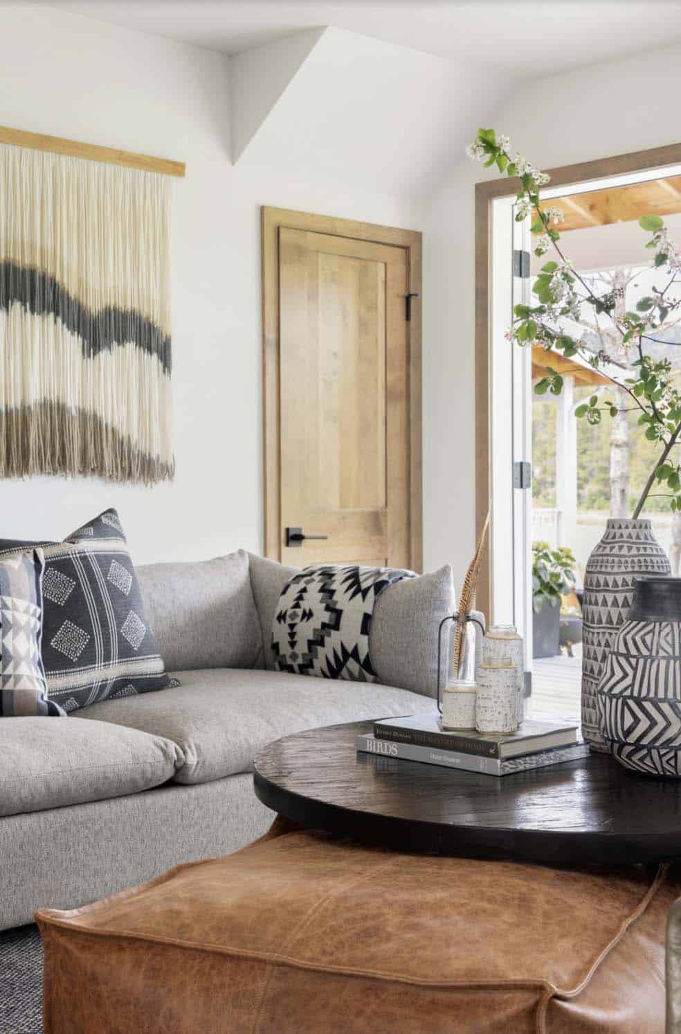 scandinavian style living room