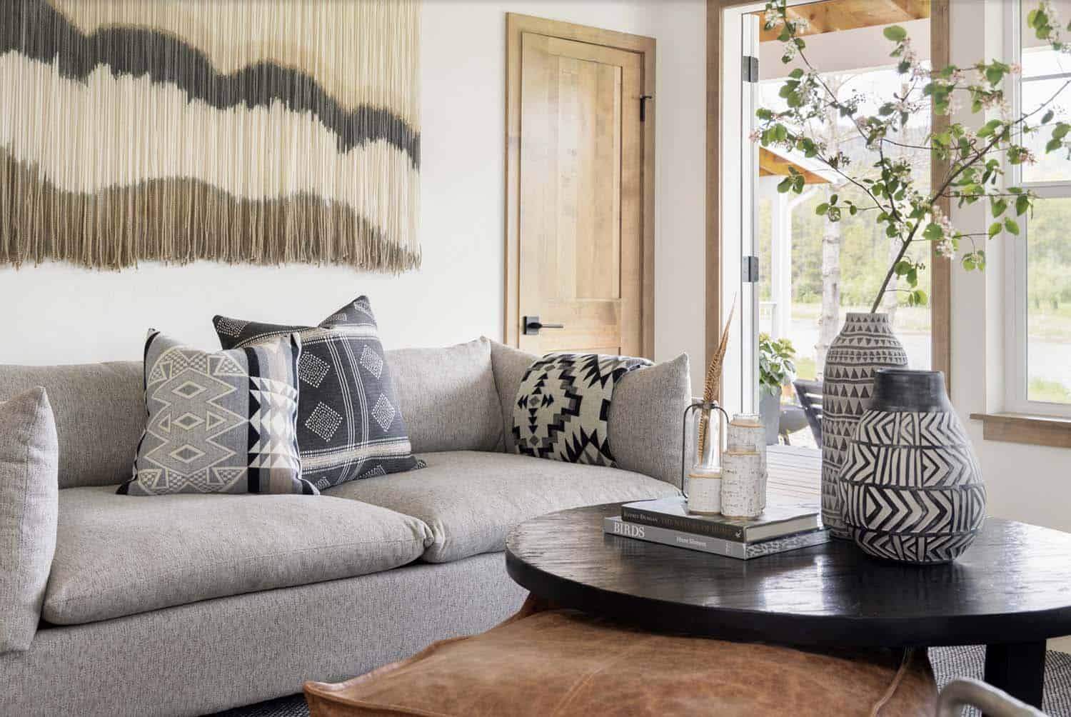 scandinavian style living room