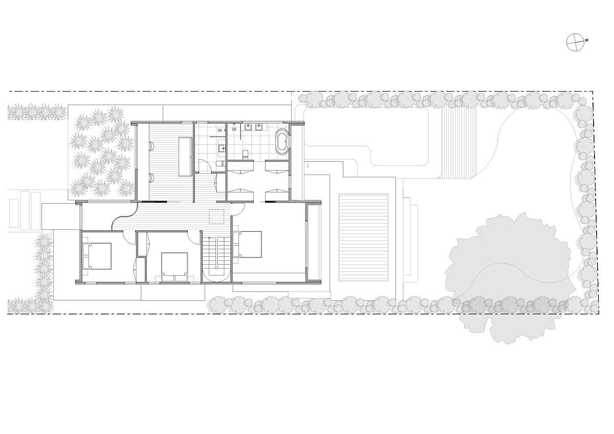 contemporary home floor plan